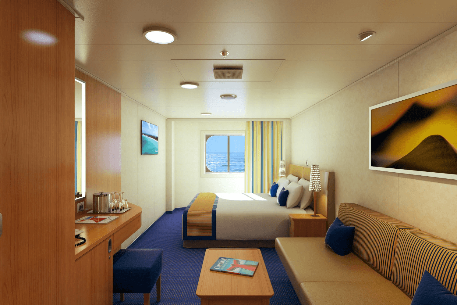 Carnival Panorama Oceanview cabin