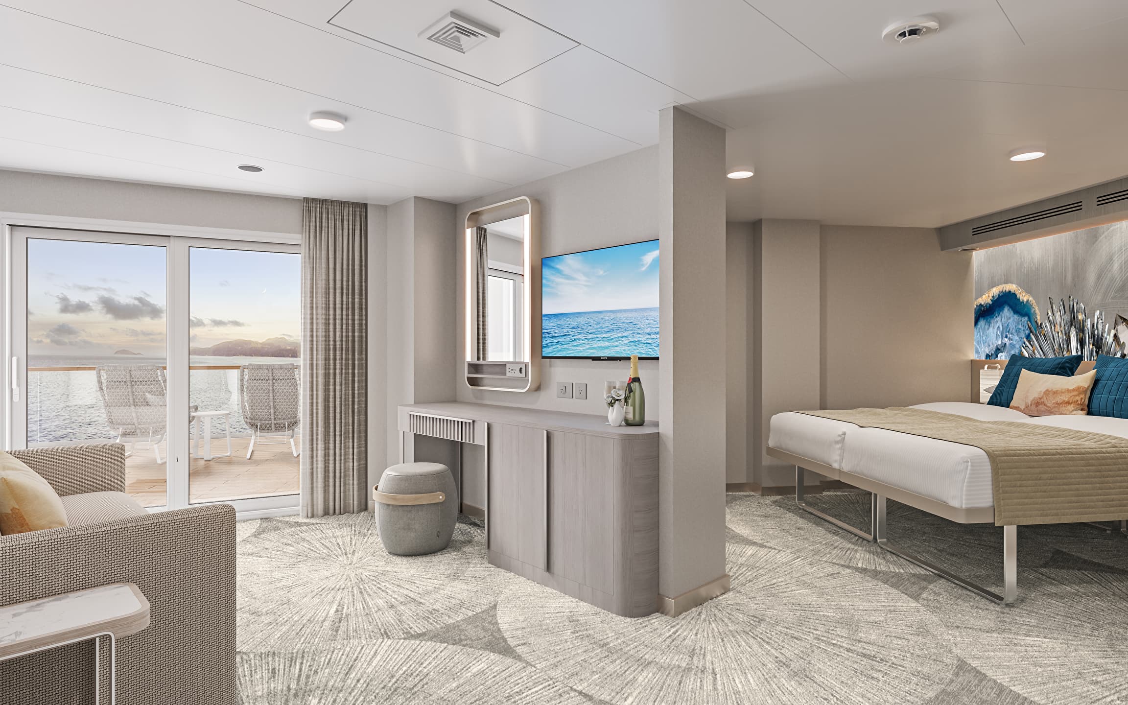 Norwegian Prima Suite cabin