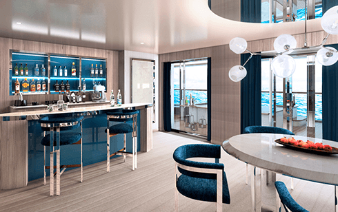 MSC World Europa Suite cabin