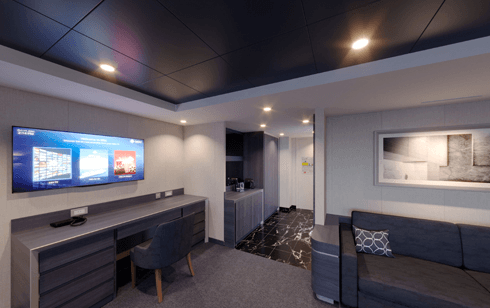 MSC World Europa Suite cabin