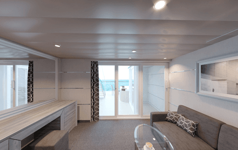 MSC World Europa Suite cabin