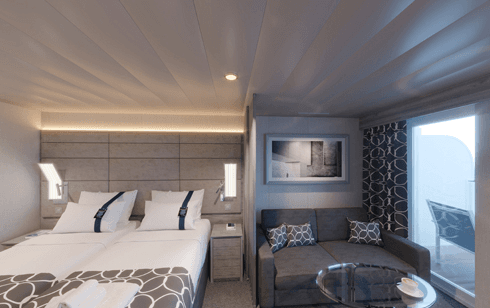 MSC World Europa Suite cabin