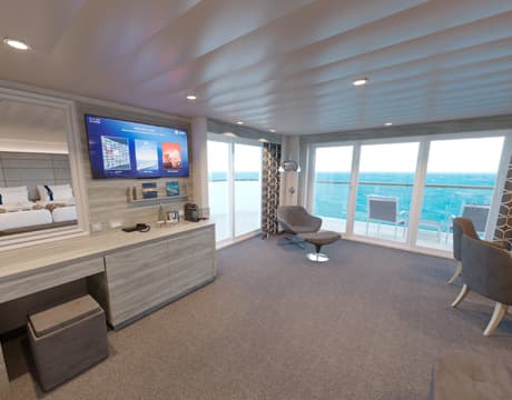 MSC World Europa Suite cabin