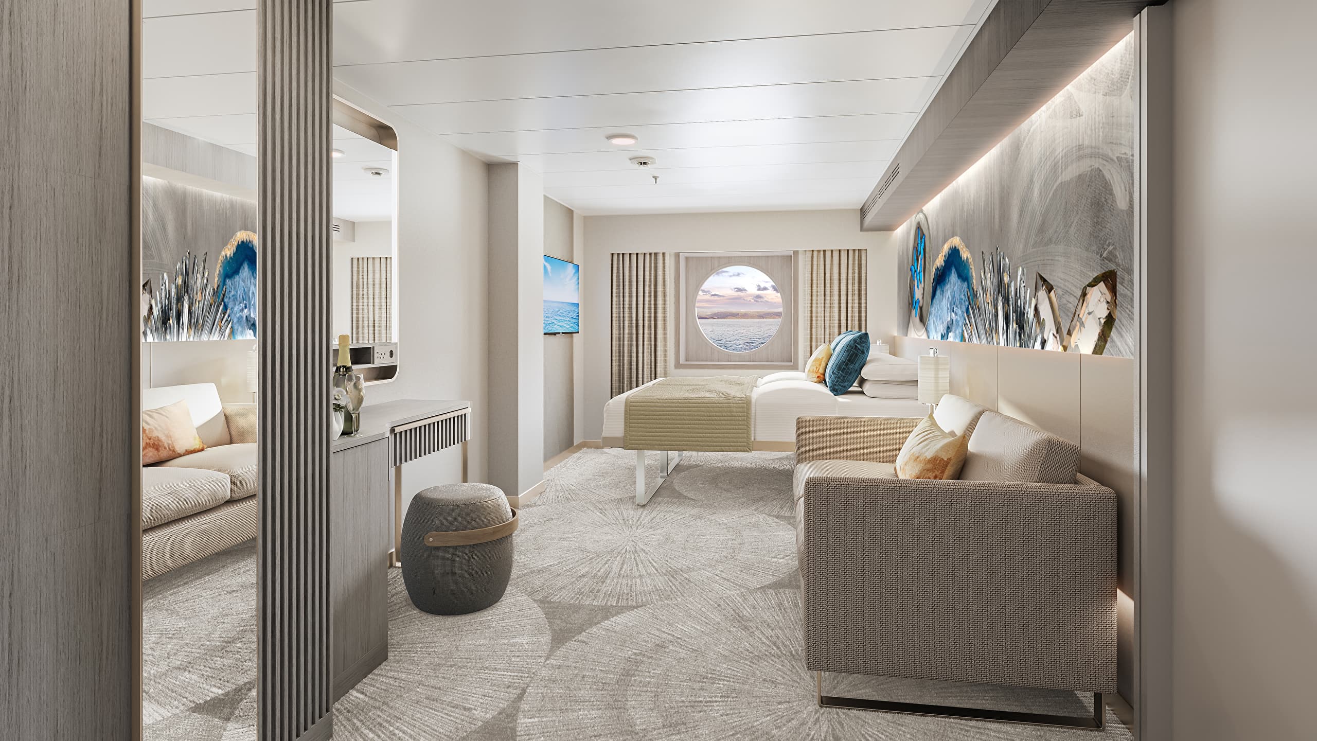 Norwegian Viva Oceanview cabin