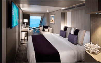 Celebrity Xcel Oceanview cabin