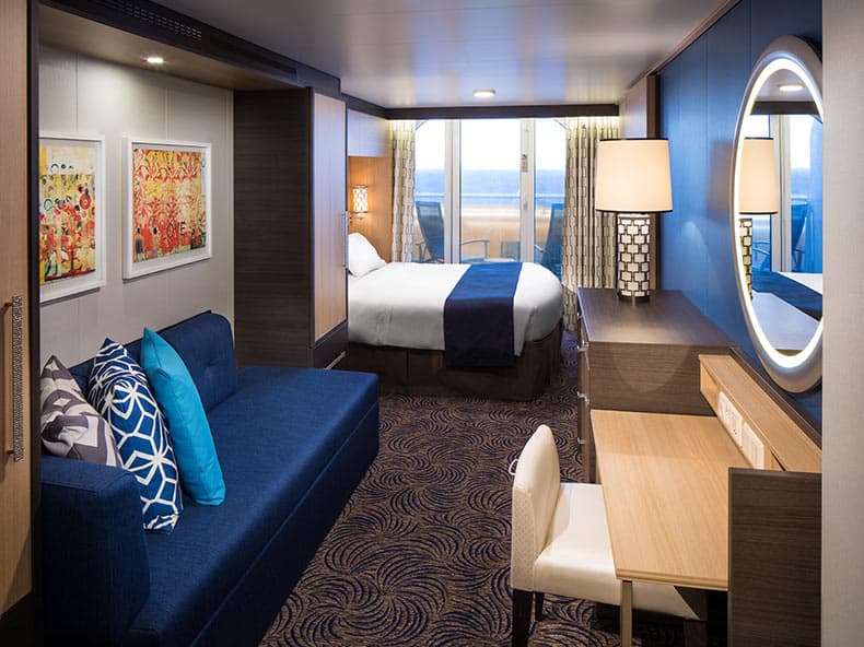Spectrum of the Seas Balcony cabin