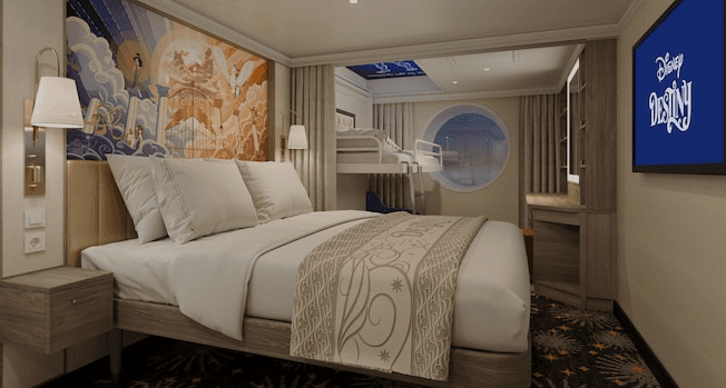 Disney Destiny Oceanview cabin