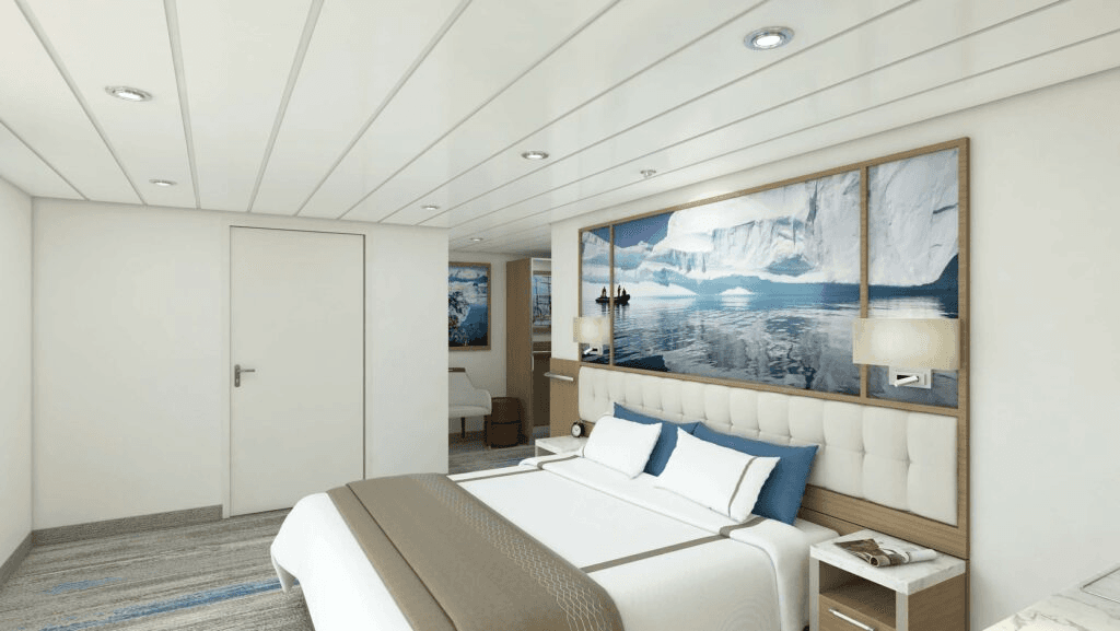 Greg Mortimer Oceanview cabin
