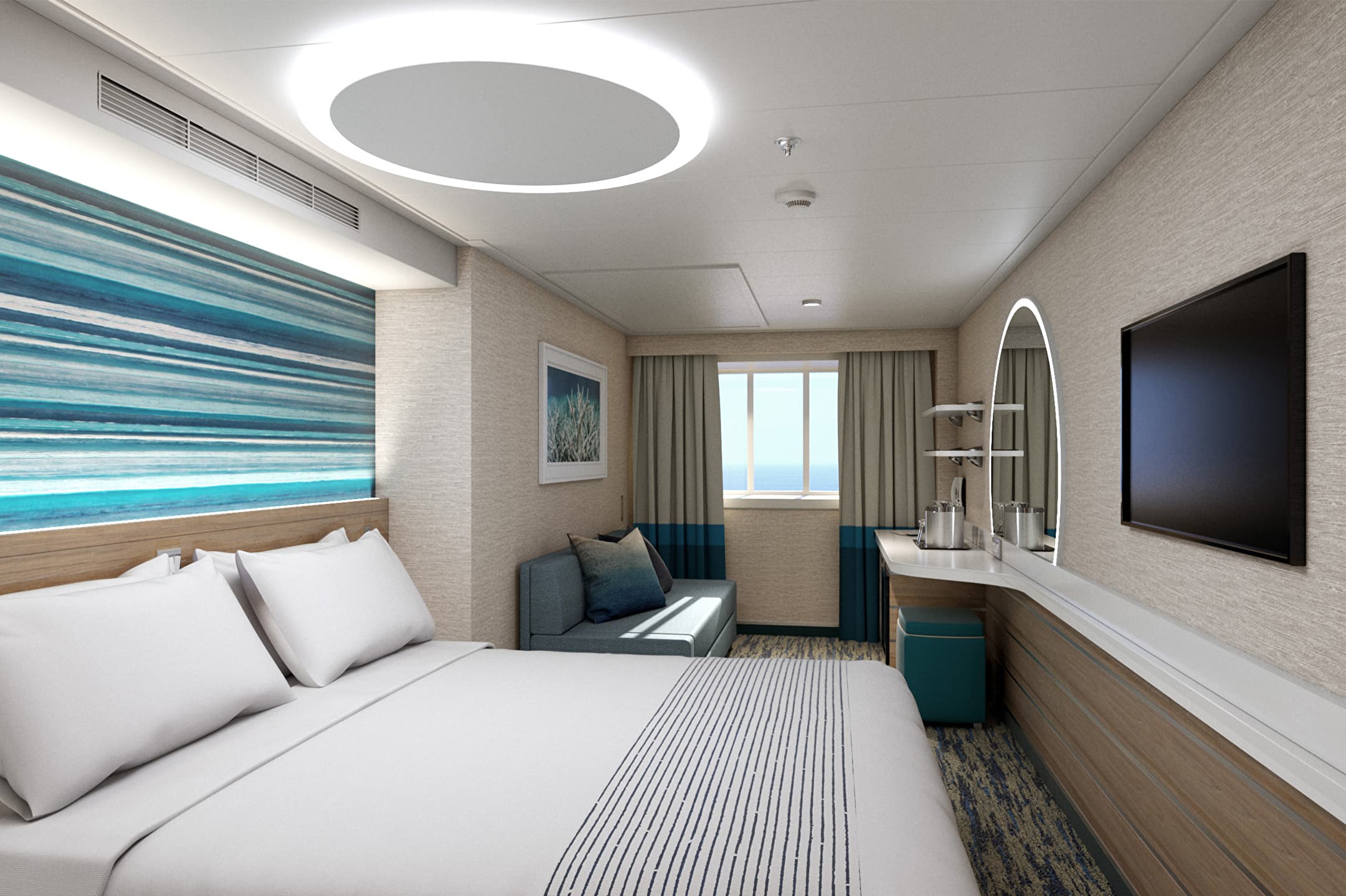 Carnival Celebration Oceanview cabin