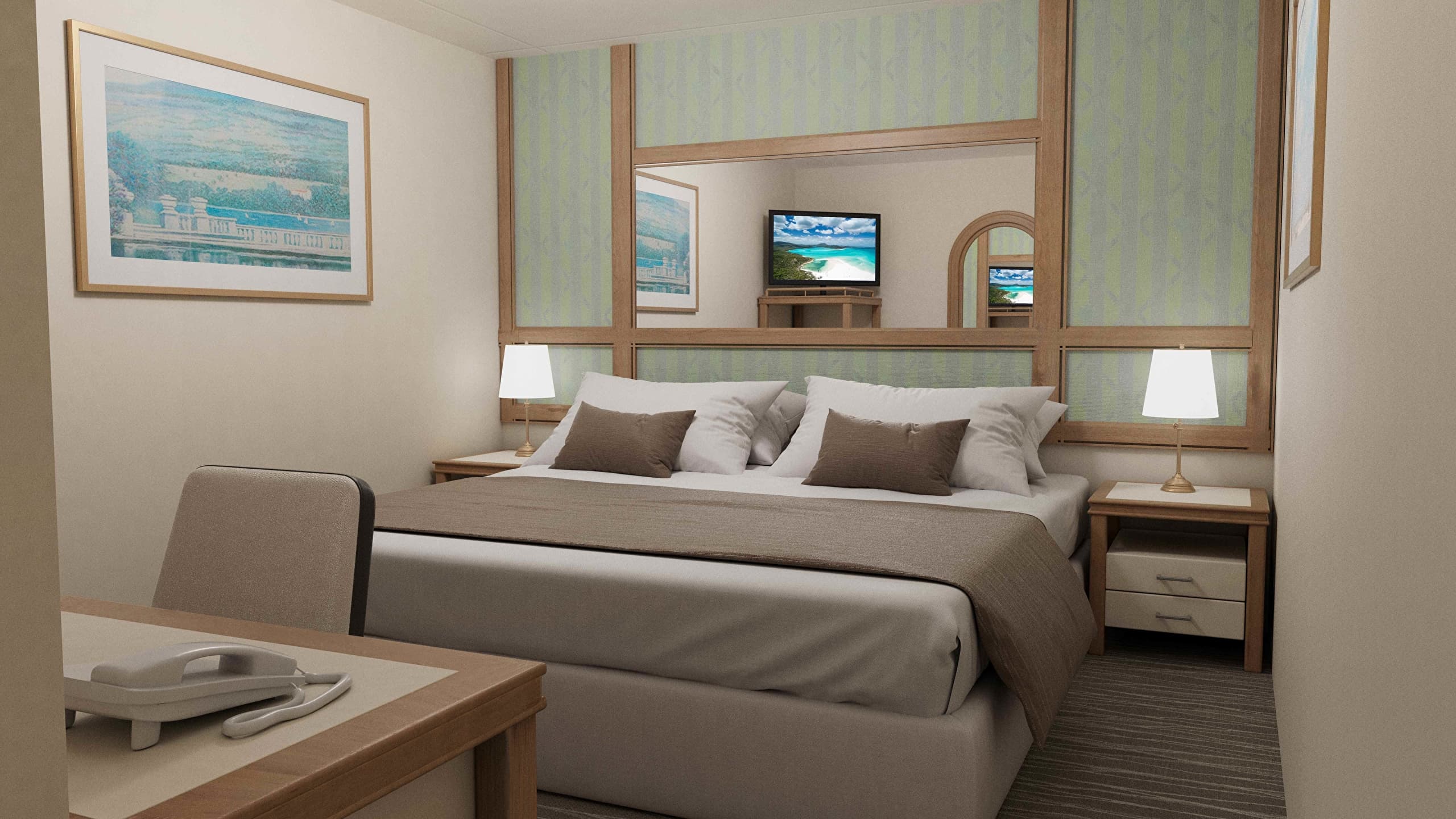 Carnival Adventure Oceanview cabin