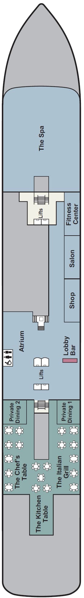 Deck Deck 1 plan for Viking Star
