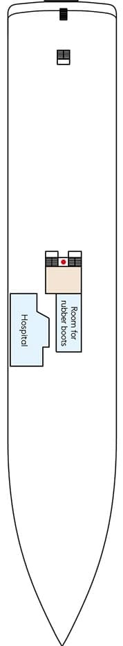 Deck Deck 3 plan for HANSEATIC Inspiration