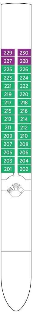 Deck Cello Deck plan for AmaDante