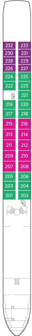 Deck Cello Deck plan for AmaSonata