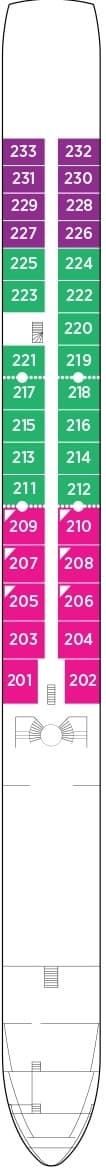 Deck Cello Deck plan for AmaStella