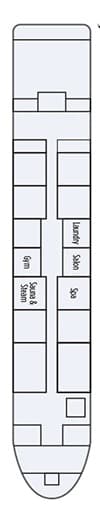 Deck Jasmine Deck plan for Mekong Jewel