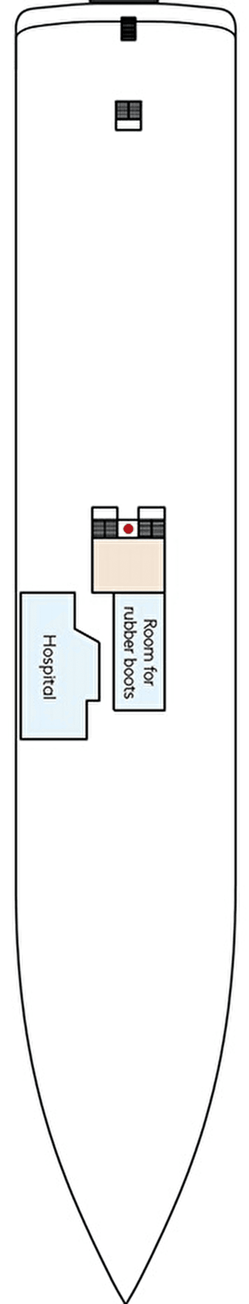 Deck Deck 3 plan for HANSEATIC Spirit