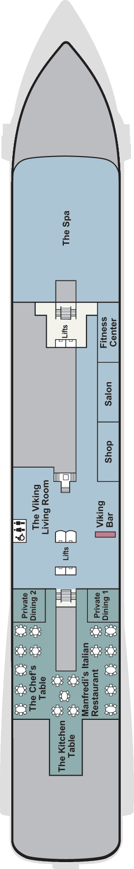 Deck Deck 1 plan for Viking Mars
