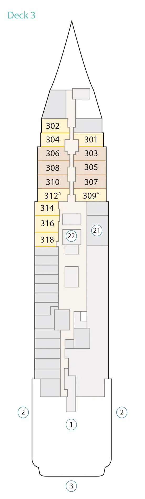 Deck Deck 3 plan for Greg Mortimer