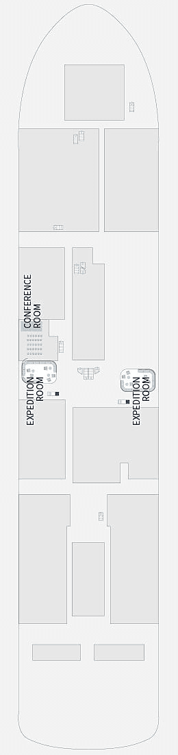 Deck Deck 3 plan for Le Commandant Charcot
