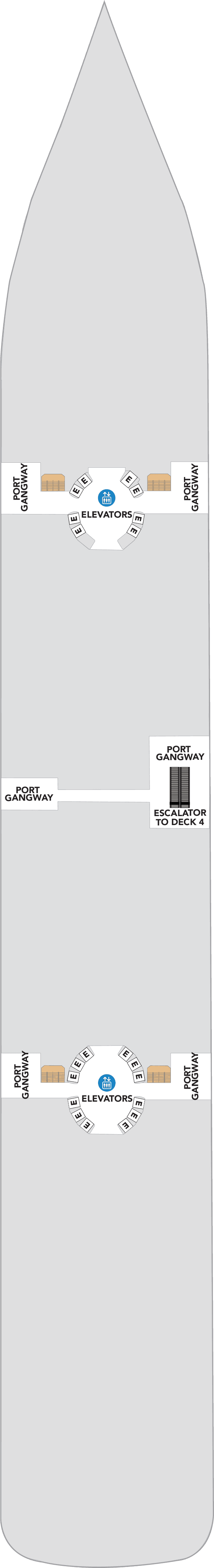 Deck 2 plan for Icon of the Seas