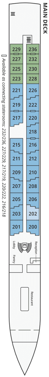 Deck Main Deck plan for S.S. Victoria