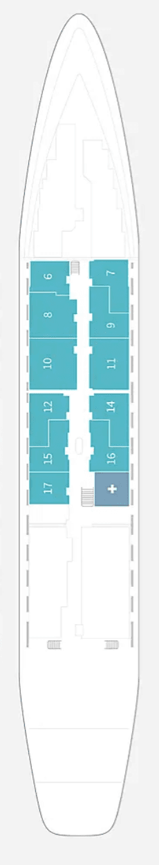 Deck Deck 2 - Mistral plan for Le Ponant