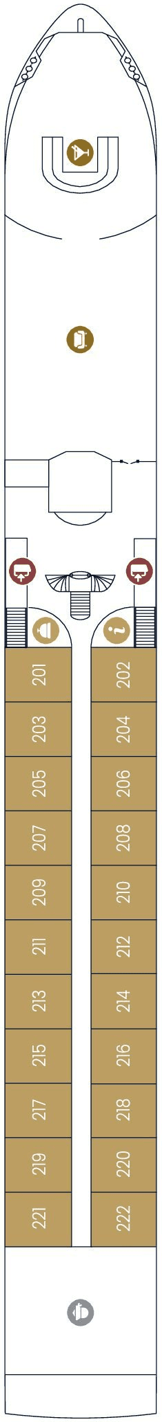 Deck Diamond Deck plan for VIVA RUBY