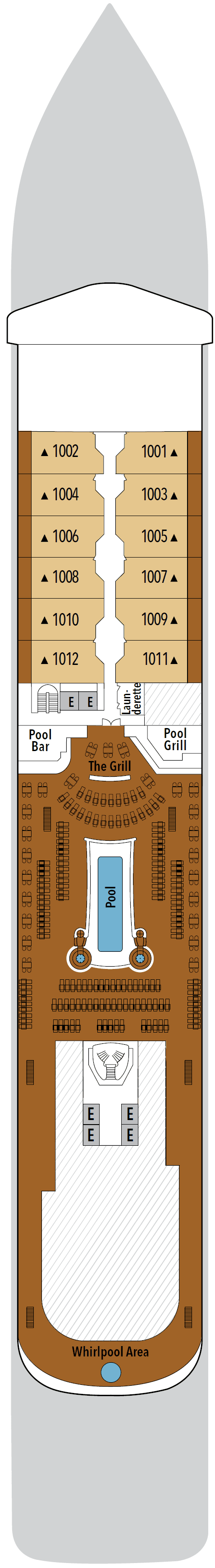Deck Deck 10 plan for Silver Muse