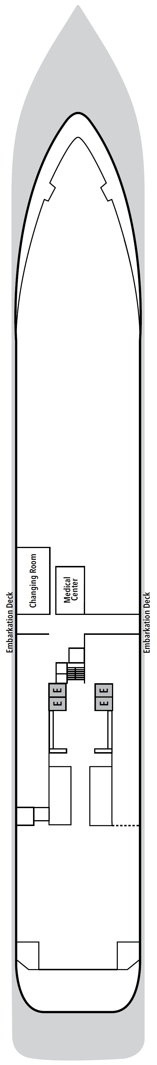 Deck 3 plan for Silver Wind