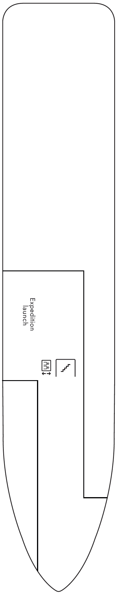 Deck 3 plan for MS Spitsbergen