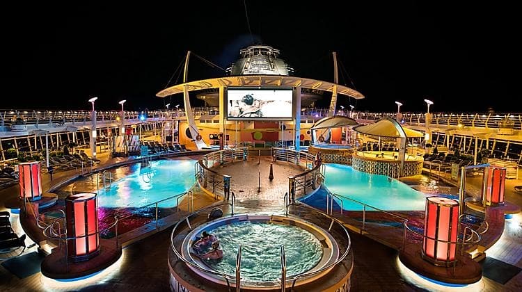 Pool Deck Movie Night