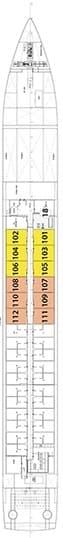 Deck Indigo Deck plan for Avalon Tapestry II