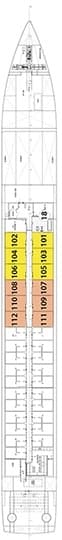 Deck Indigo Deck plan for Avalon Artistry II