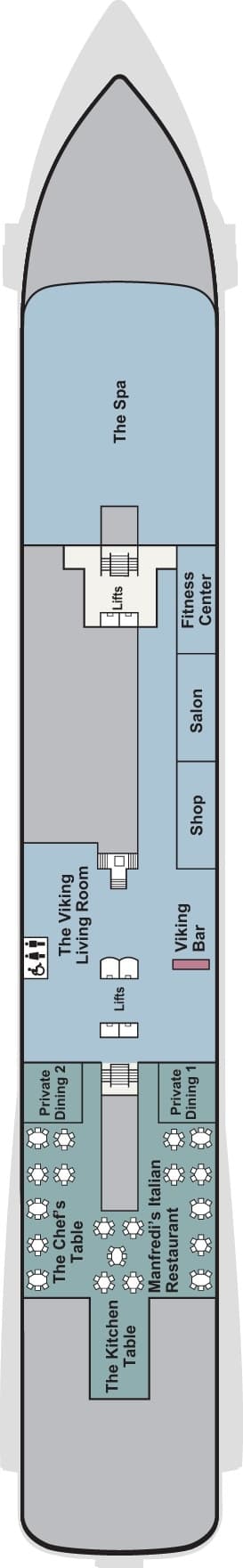 Deck Deck 1 plan for Viking Orion