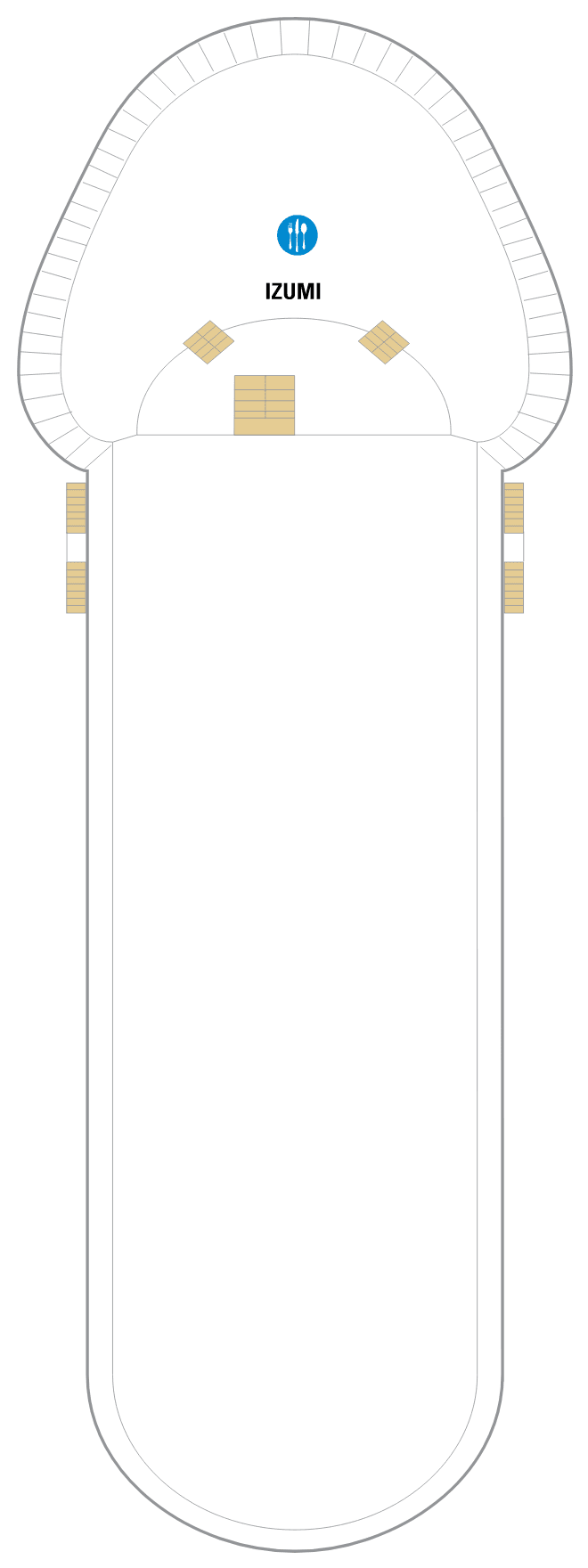Deck 12 plan for Rhapsody of the Seas
