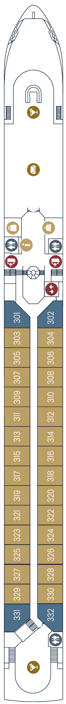 Deck Diamond Deck plan for VIVA VOYAGE