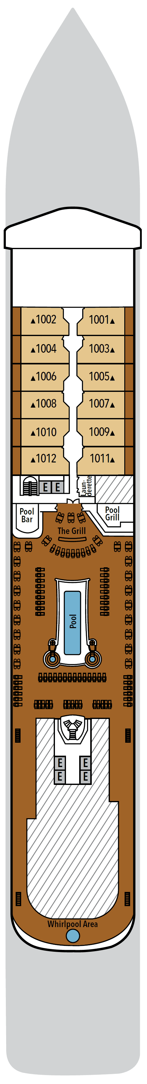Deck Deck 10 plan for Silver Dawn
