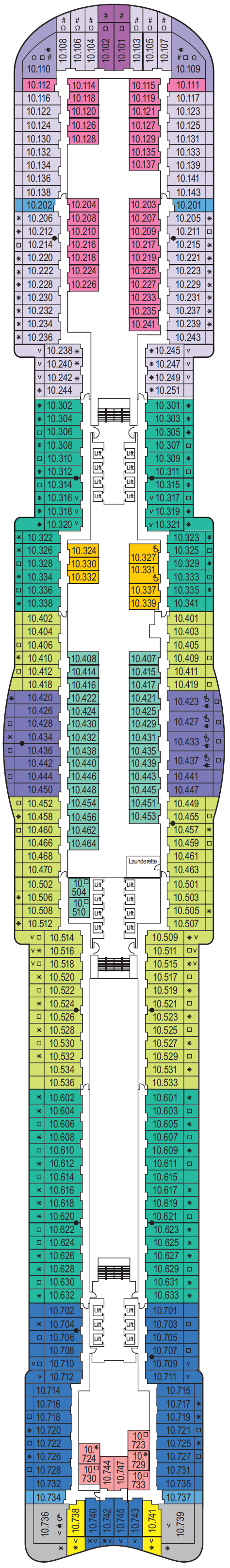 Deck Deck 10 plan for Iona