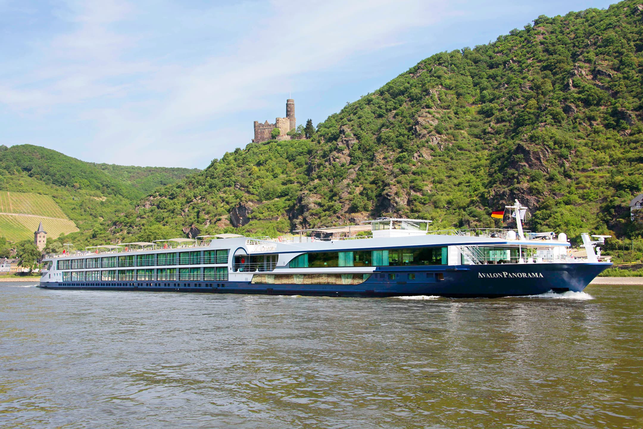 Avalon Panorama - Active & Discovery on The Rhine (southbound)